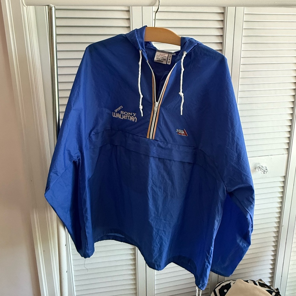 Vintage Aspen Windbreaker – Sony Walkman Sports Logo – 90s Retro